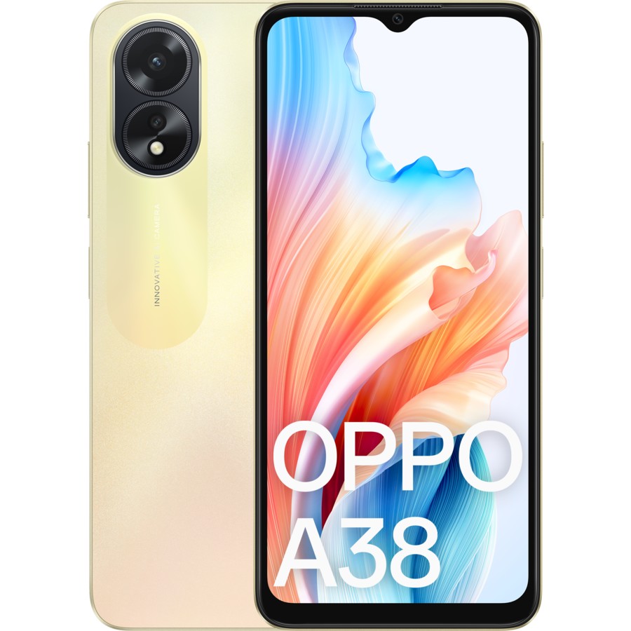 Oppo A38 4g Dual Sim 128gb 6 56″ Screen Glowing Black And Glowing Gold